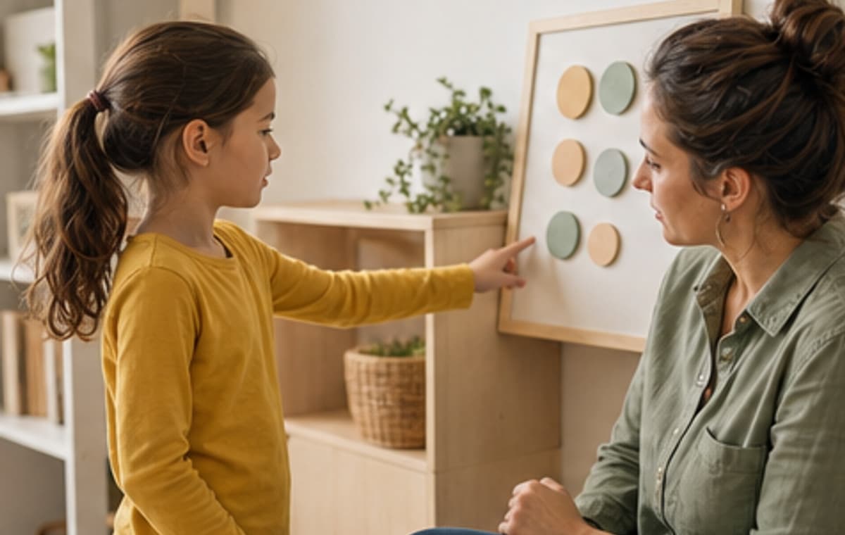 Photorealistic parenting scene for A Bad Taste in My Mouth