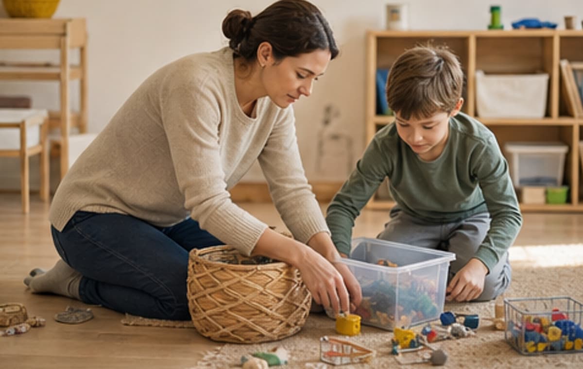 Photorealistic parenting scene for Morning Radio