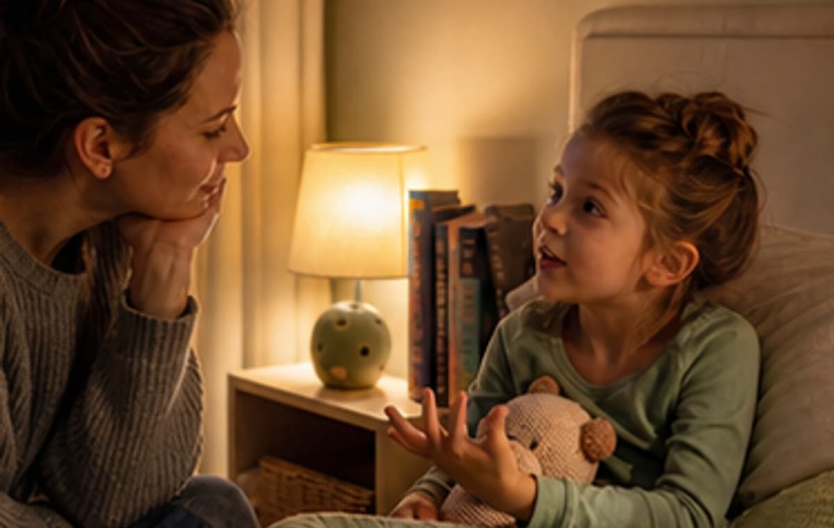 Photorealistic parenting scene for To Listen or Not to Listen to the President