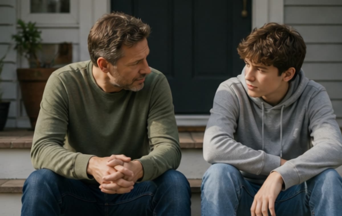 Photorealistic parenting scene for Nobody Asked You