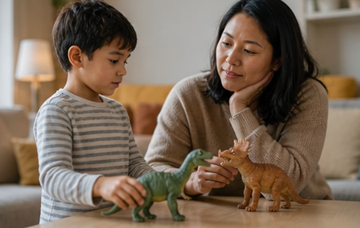 Photorealistic parenting scene for Stop Shoulding on your Children